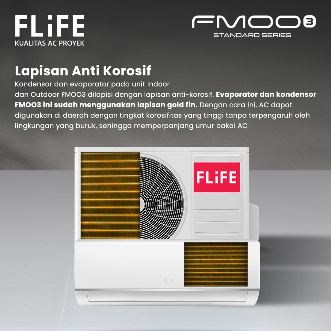 Flife Gree AC Split Standard 2 PK FMOO3 Series - FAC-18FMOO3